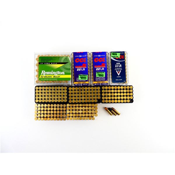 ASSORTED .22 LR AMMO LOT