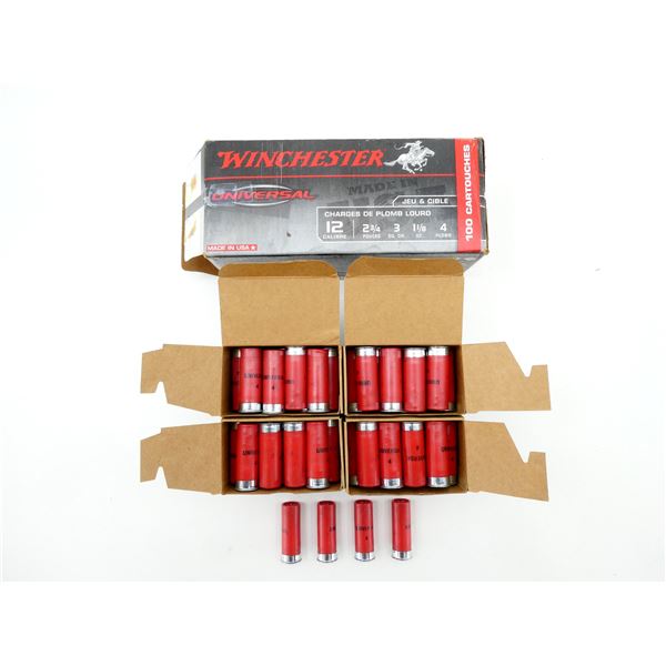 WINCHESTER 12 GAUGE 2 3/4" SHOT SHELL AMMO LOT