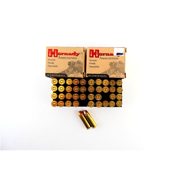 HORNADY .454 CASULL AMMO AND NON-PRIMED BRASS CASES LOT