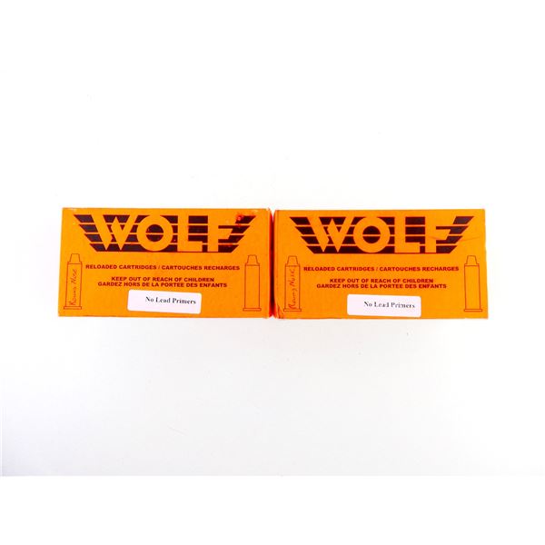 WOLF FACTORY RELOADED .38 SPL AMMO LOT