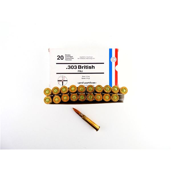 PRVI PARTIZAN .303 BR AMMO LOT