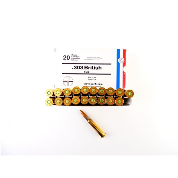PRVI PARTIZAN .303 BR AMMO LOT