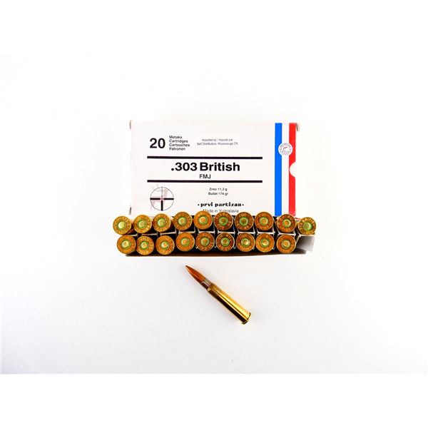 PRVI PARTIZAN .303 BR AMMO LOT