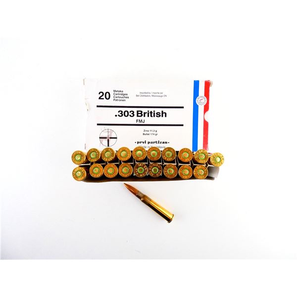 PRVI PARTIZAN .303 BR AMMO LOT