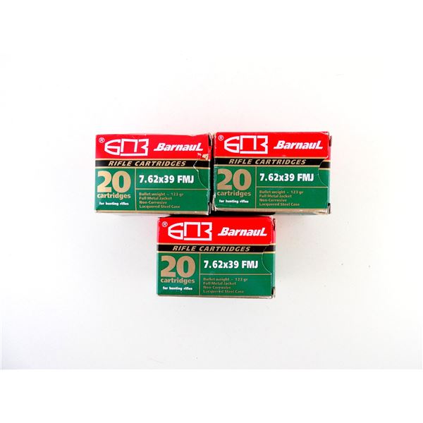 BARNAUL 7.62X39MM AMMO LOT