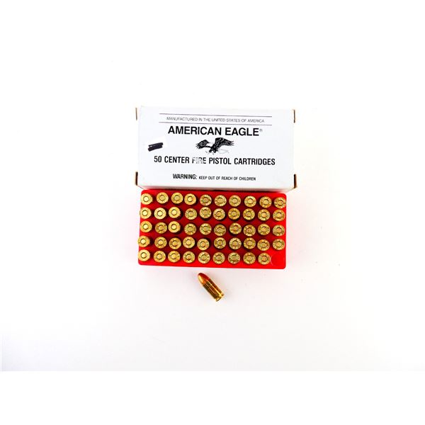 FEDERAL AMERICAN EAGLE 9MM LUGER AMMO LOT