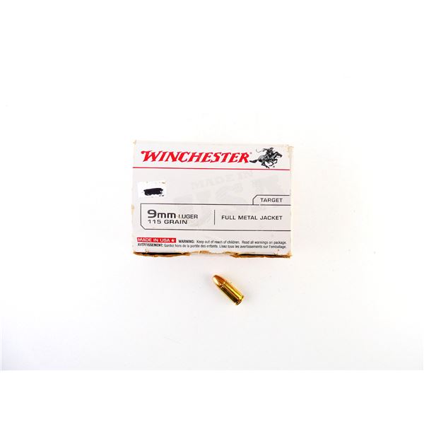 WINCHESTER 9MM LUGER AMMO LOT