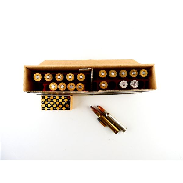 ASSORTED FEDERAL .338 WIN MAG AND DOMINION .22 LR AMMO LOT