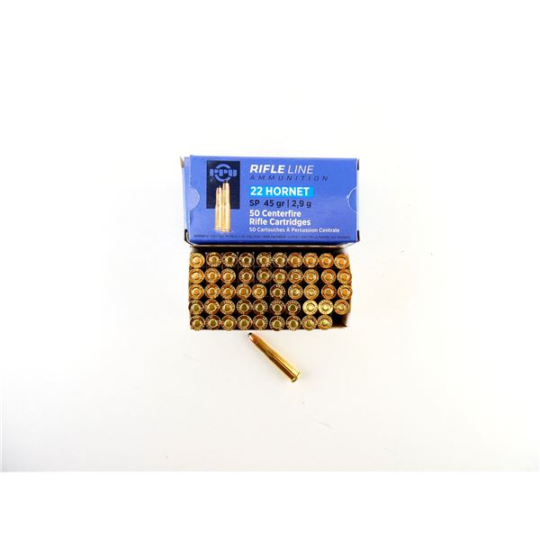 PPU .22 HORNET AMMO LOT