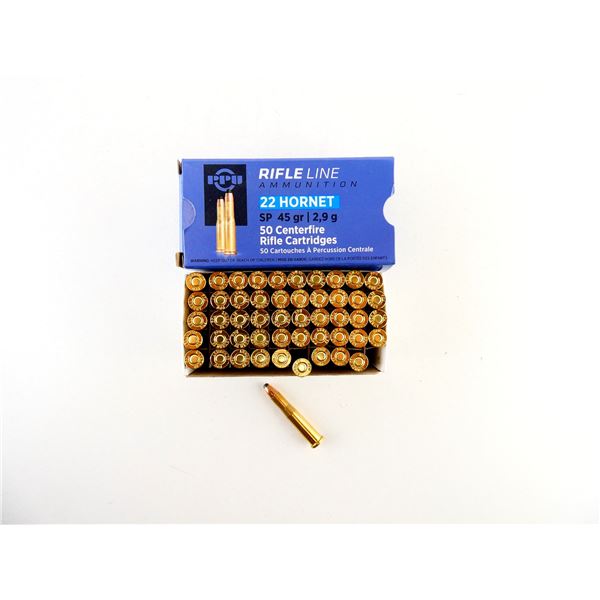 PPU .22 HORNET AMMO LOT