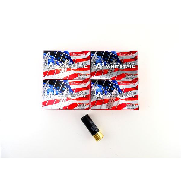 HORNADY AMERICAN WHITETAIL 12 GAUGE 2 3/4" SHOT SHELL AMMO LOT