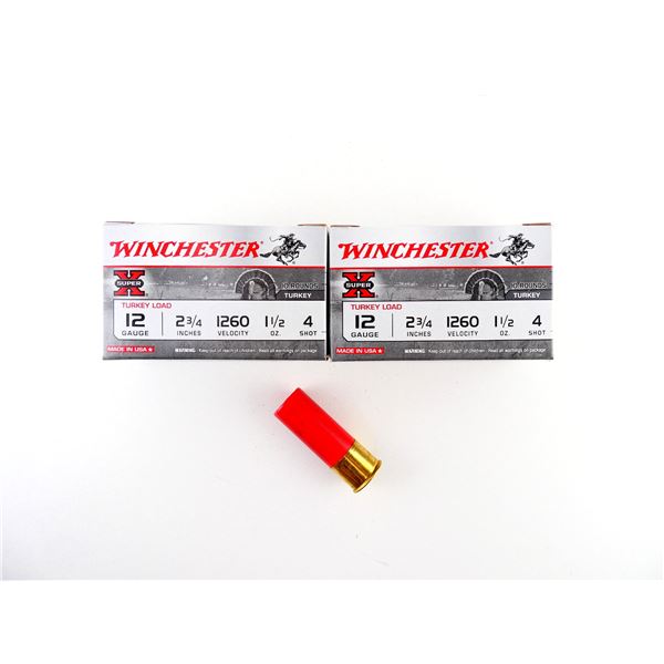WINCHESTER 12 GAUGE 2 3/4" SHOT SHELL AMMO LOT
