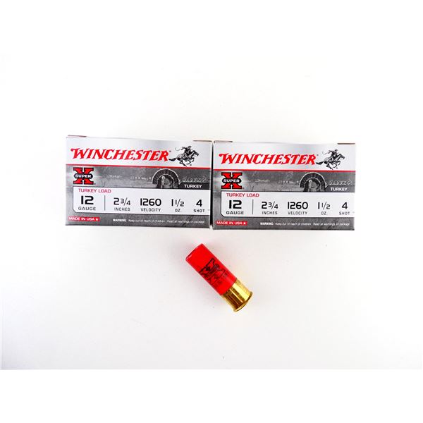 WINCHESTER 12 GAUGE 2 3/4" SHOT SHELL AMMO LOT