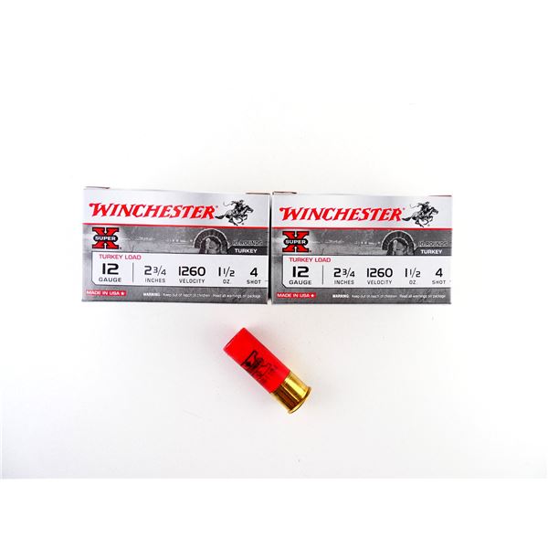 WINCHESTER 12 GAUGE 2 3/4" SHOT SHELL AMMO LOT