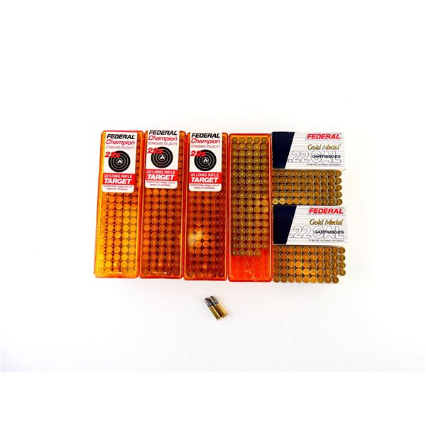 ASSORTED FEDERAL .22 LR AMMO LOT