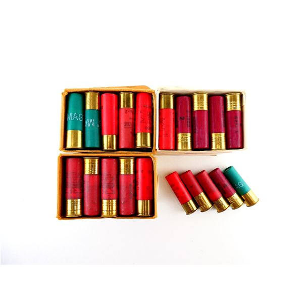 ASSORTED 12 GAUGE 3" SHOT SHELL AMMO LOT