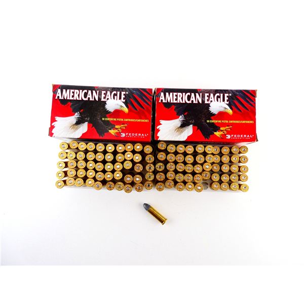 FEDERAL AMERICAN EAGLE .38 SPL AMMO AND NON-PRIMED BRASS CASES LOT