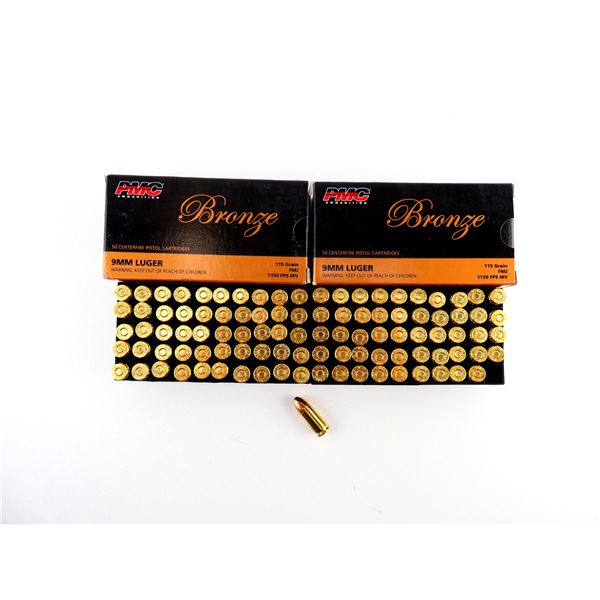 PMC 9MM LUGER AMMO LOT
