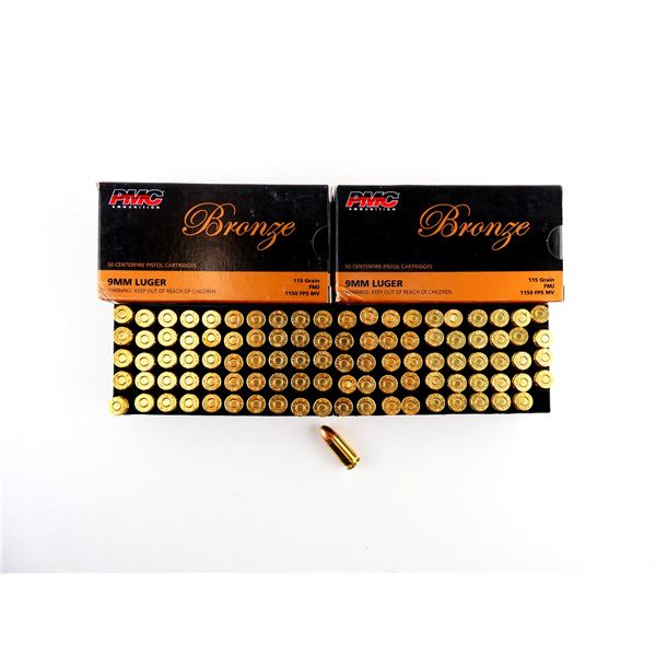 PMC 9MM LUGER AMMO LOT