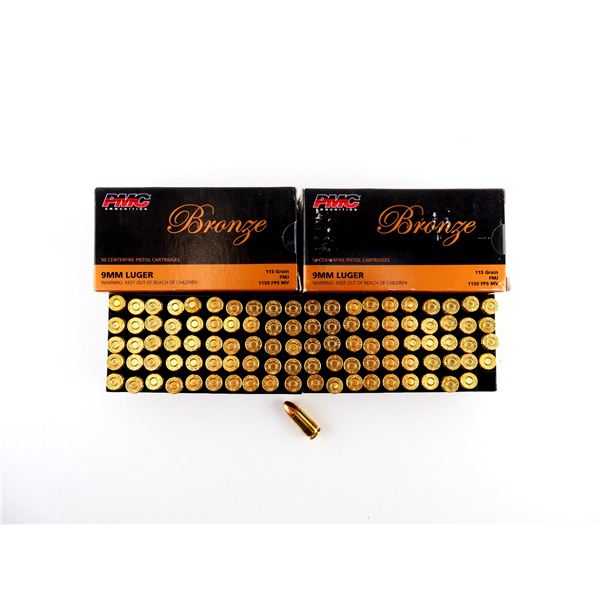 PMC 9MM LUGER AMMO LOT