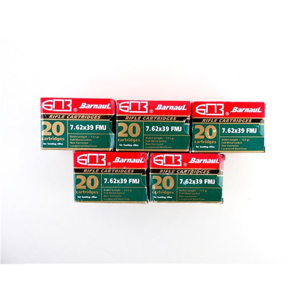 BARNAUL 7.62X39MM AMMO LOT
