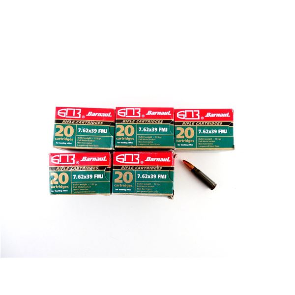 BARNAUL 7.62X39MM AMMO LOT