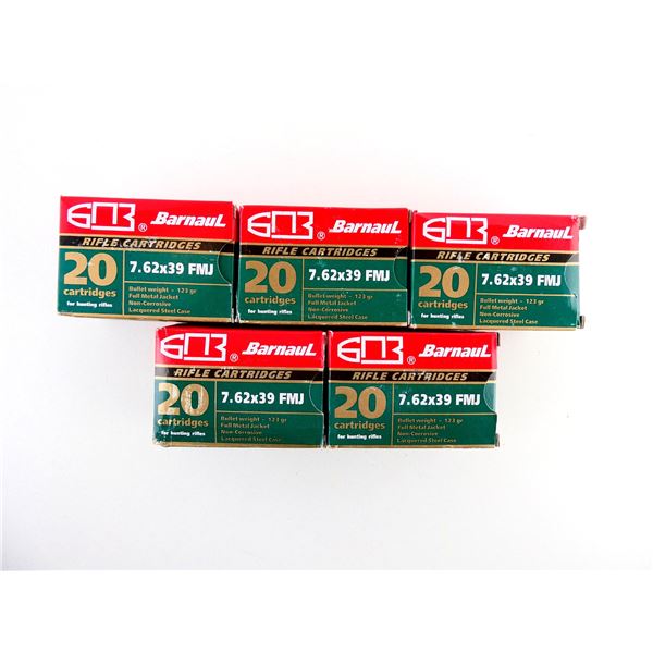 BARNAUL 7.62X39MM AMMO LOT