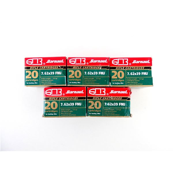 BARNAUL 7.62X39MM AMMO LOT