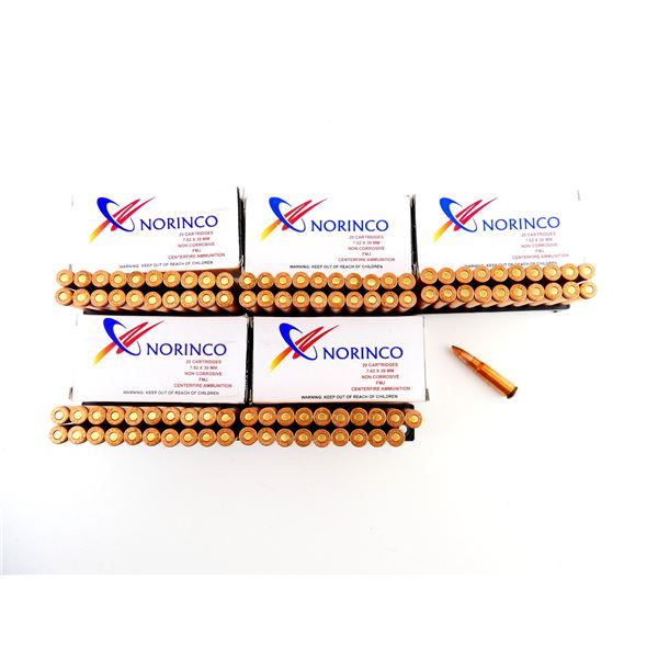 NORINCO 7.62X39MM AMMO LOT