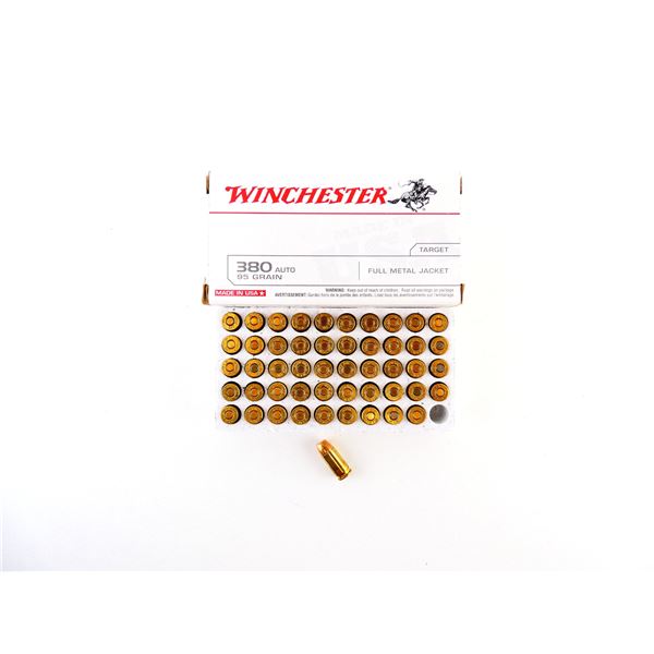 WINCHESTER .380 AUTO AMMO LOT