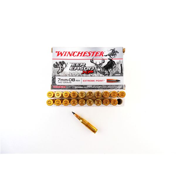 WINCHESTER 7MM-08 REM AMMO LOT