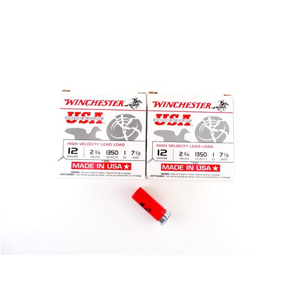 WINCHESTER 12 GAUGE 2 3/4" SHOT SHELL AMMO LOT