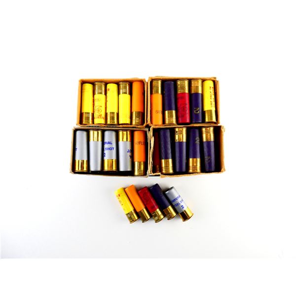 ASSORTED 16 GAUGE AND 20 GAUGE 2 3/4" SHOT SHELL AMMO LOT