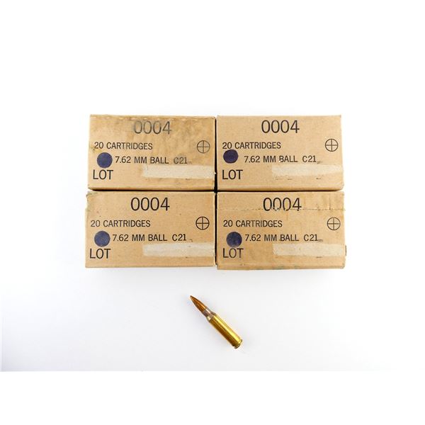 CANADIAN MILITARY 7.62X51MM AMMO LOT