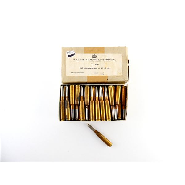 SWEDISH MILITARY 6.5X55MM AMMO LOT