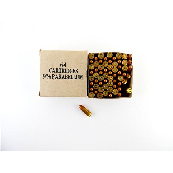 WWII CANADIAN MILITARY 9MM PARABELLUM AMMO LOT