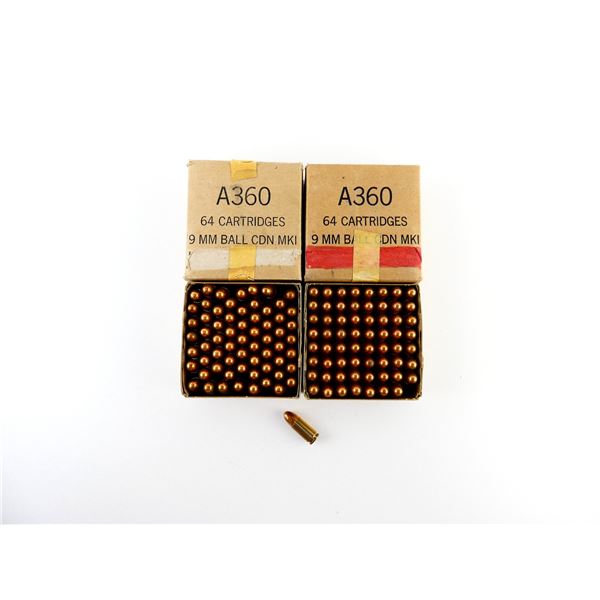 CANADIAN MILITARY 9MM LUGER AMMO LOT