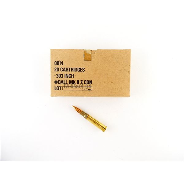 CANADIAN MILITARY .303 BR AMMO LOT