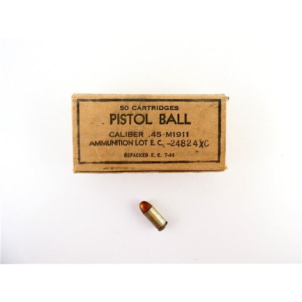 WWII U.S. MILITARY .45 AUTO M1911 AMMO LOT