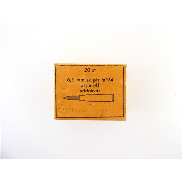 SWEDISH MILITARY 6.5X55 SWEDISH AMMO LOT