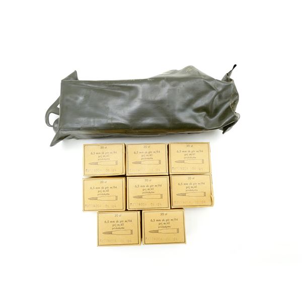 SWEDISH MILITARY 6.5X55MM AMMO LOT