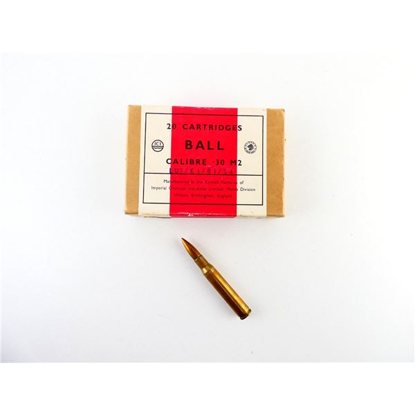 BRITISH MILITARY .30-06 SPRG M2 AMMO LOT
