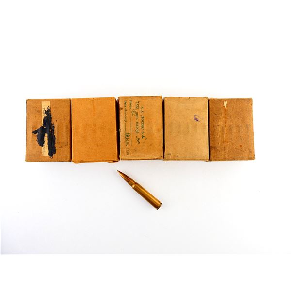 ASSORTED MILITARY 8MM MAUSER AMMO LOT