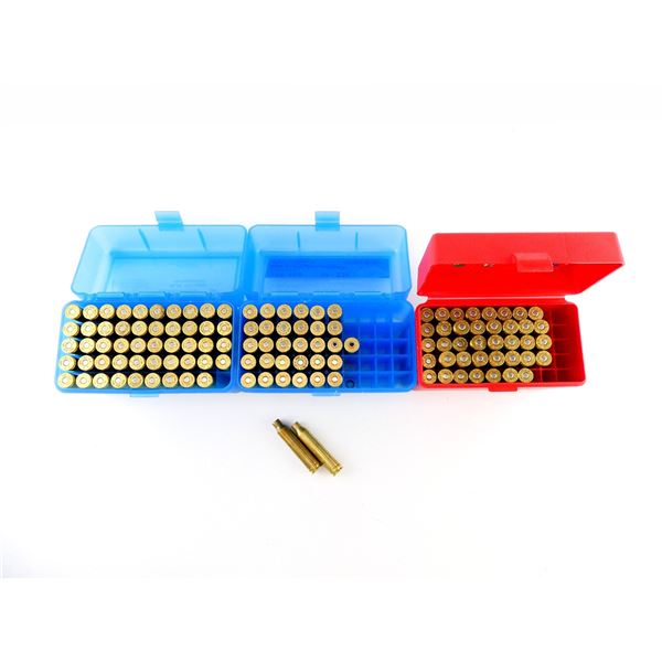 PRIMED ASSORTED 7MM REM MAG AND .300 WIN MAG BRASS CASES LOT