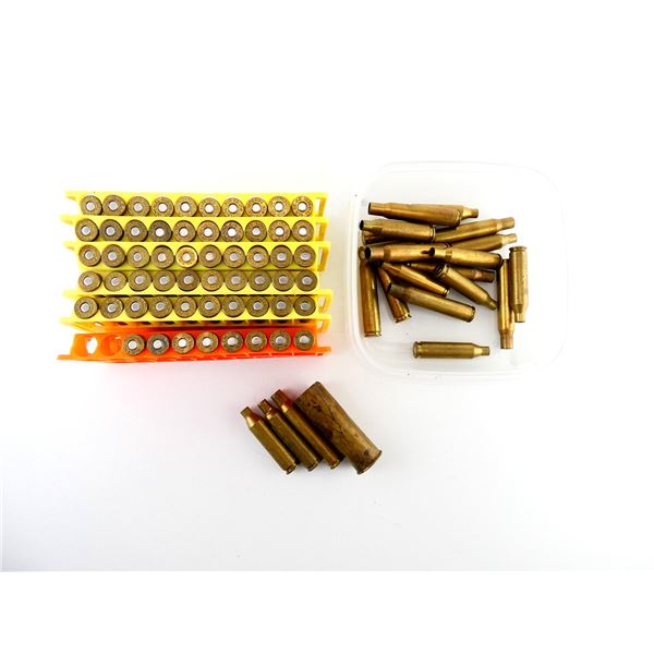 PRIMED ASSORTED BRASS CASES LOT