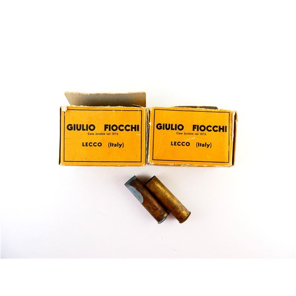 PRIMED AND NON-PRIMED GIULIO FIOCCHI 20 GAUGE 2 1/2" BRASS SHOT SHELL HULLS LOT