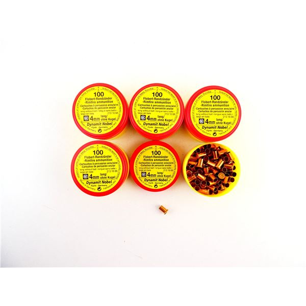 PRIMED RWS 4MM LONG FLOBERT BRASS CASES LOT