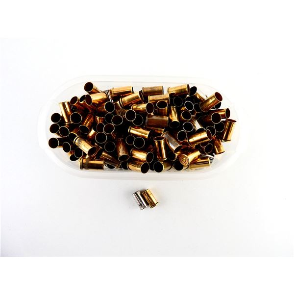 PRIMED AND NON-PRIMED ASSORTED .38 S&W BRASS / NICKEL CASES LOT