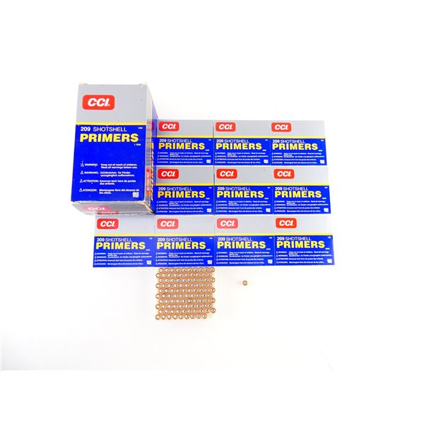 CCI NO. 209 SHOTSHELL PRIMERS LOT