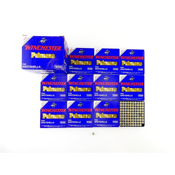 WINCHESTER NO. W209 SHOT SHELL PRIMERS LOT